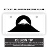 2" X 4" Aluminum License Plate  Thumbnail