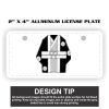 2" X 4" Aluminum License Plate  Thumbnail