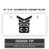 2" X 4" Aluminum License Plate  Thumbnail