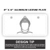 2" X 4" Aluminum License Plate  Thumbnail