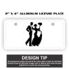 2" X 4" Aluminum License Plate  Thumbnail