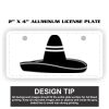2" X 4" Aluminum License Plate  Thumbnail