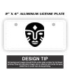 2" X 4" Aluminum License Plate  Thumbnail