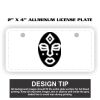 2" X 4" Aluminum License Plate  Thumbnail