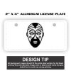 2" X 4" Aluminum License Plate  Thumbnail