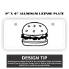 2" X 4" Aluminum License Plate  Thumbnail