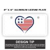 2" X 4" Aluminum License Plate  Thumbnail