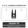 2" X 4" Aluminum License Plate  Thumbnail
