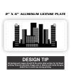 2" X 4" Aluminum License Plate  Thumbnail