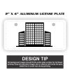 2" X 4" Aluminum License Plate  Thumbnail