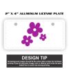 2" X 4" Aluminum License Plate  Thumbnail