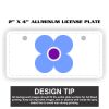 2" X 4" Aluminum License Plate  Thumbnail