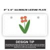 2" X 4" Aluminum License Plate  Thumbnail