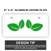 2" X 4" Aluminum License Plate  Thumbnail