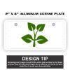 2" X 4" Aluminum License Plate  Thumbnail