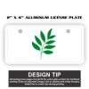 2" X 4" Aluminum License Plate  Thumbnail