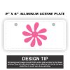 2" X 4" Aluminum License Plate  Thumbnail