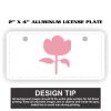 2" X 4" Aluminum License Plate  Thumbnail