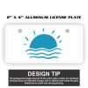 2" X 4" Aluminum License Plate  Thumbnail