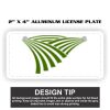 2" X 4" Aluminum License Plate  Thumbnail
