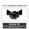 2" X 4" Aluminum License Plate  Thumbnail