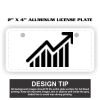 2" X 4" Aluminum License Plate  Thumbnail