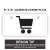 2" X 4" Aluminum License Plate  Thumbnail