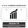 2" X 4" Aluminum License Plate  Thumbnail