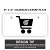 2" X 4" Aluminum License Plate  Thumbnail