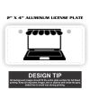 2" X 4" Aluminum License Plate  Thumbnail