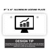 2" X 4" Aluminum License Plate  Thumbnail