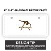 2" X 4" Aluminum License Plate  Thumbnail