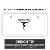 2" X 4" Aluminum License Plate  Thumbnail