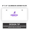 2" X 4" Aluminum License Plate  Thumbnail