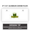 2" X 4" Aluminum License Plate  Thumbnail