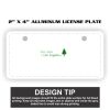 2" X 4" Aluminum License Plate  Thumbnail