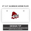 2" X 4" Aluminum License Plate  Thumbnail