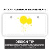 2" X 4" Aluminum License Plate  Thumbnail