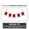 2" X 4" Aluminum License Plate  Thumbnail