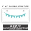 2" X 4" Aluminum License Plate  Thumbnail