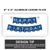 2" X 4" Aluminum License Plate  Thumbnail
