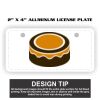 2" X 4" Aluminum License Plate  Thumbnail