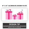 2" X 4" Aluminum License Plate  Thumbnail