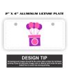 2" X 4" Aluminum License Plate  Thumbnail