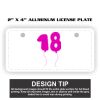 2" X 4" Aluminum License Plate  Thumbnail