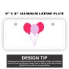 2" X 4" Aluminum License Plate  Thumbnail