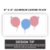 2" X 4" Aluminum License Plate  Thumbnail