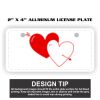 2" X 4" Aluminum License Plate  Thumbnail