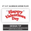 2" X 4" Aluminum License Plate  Thumbnail