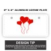 2" X 4" Aluminum License Plate  Thumbnail
